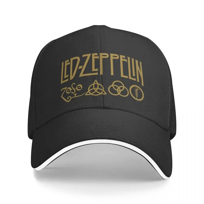 Heavy Metal Music Band Baseball Caps Hip Hop Ledzeppelins Sandwich Hats ...