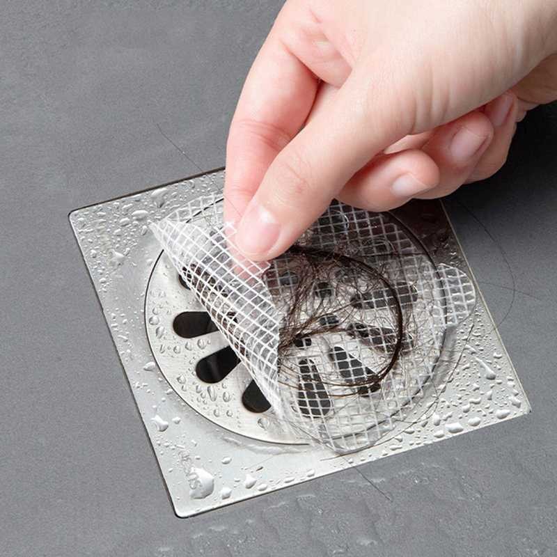 10 PCS Drain Hole Protector Filter Stickers Anti Cockroaches Insects Pests / Bathroom Toilet ...