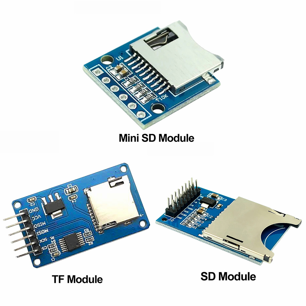 Micro SD Module 5V 3.3V Micro SD TF Card 6 Pins Mini TF Card Module for ...
