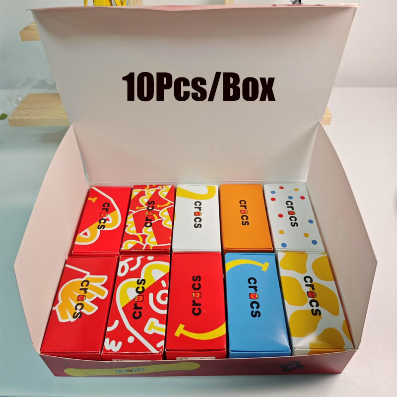 10Pcs/set Mcdonald's Crocs Keychain Mcdo Crocs Keychain Happy Meal ...