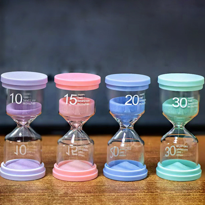 Thickened Glass Sand Clock5/10/15/30/60Minute Timer Children Student ...