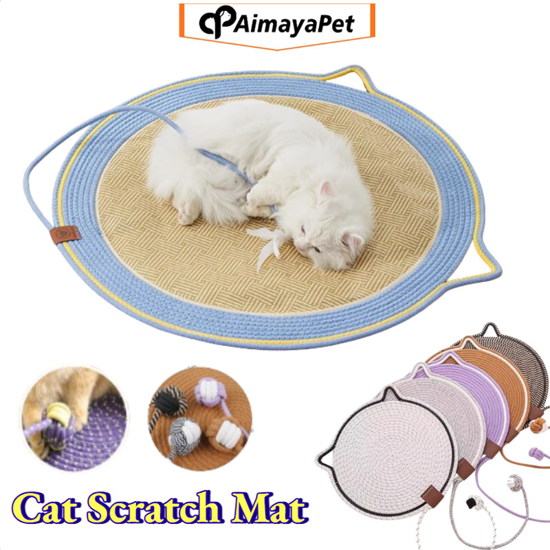 Aimayapet Sisal Cat Scratch Pad Double Sided Cat Scratch Mat Cat ...