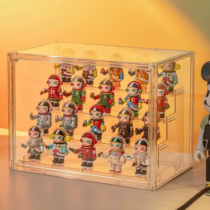 Acrylic Popmart Transparent Display Box Storage Organizer Stackable ...