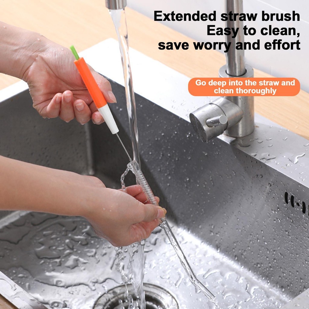 Straw Cleaner Brush No Blind Spots Straw And Pipe Cleaner ...