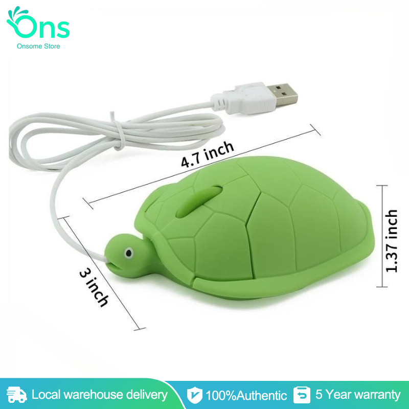 Turtle mouse computer wired mouse wired turtle mouse laptop cute mouse ...