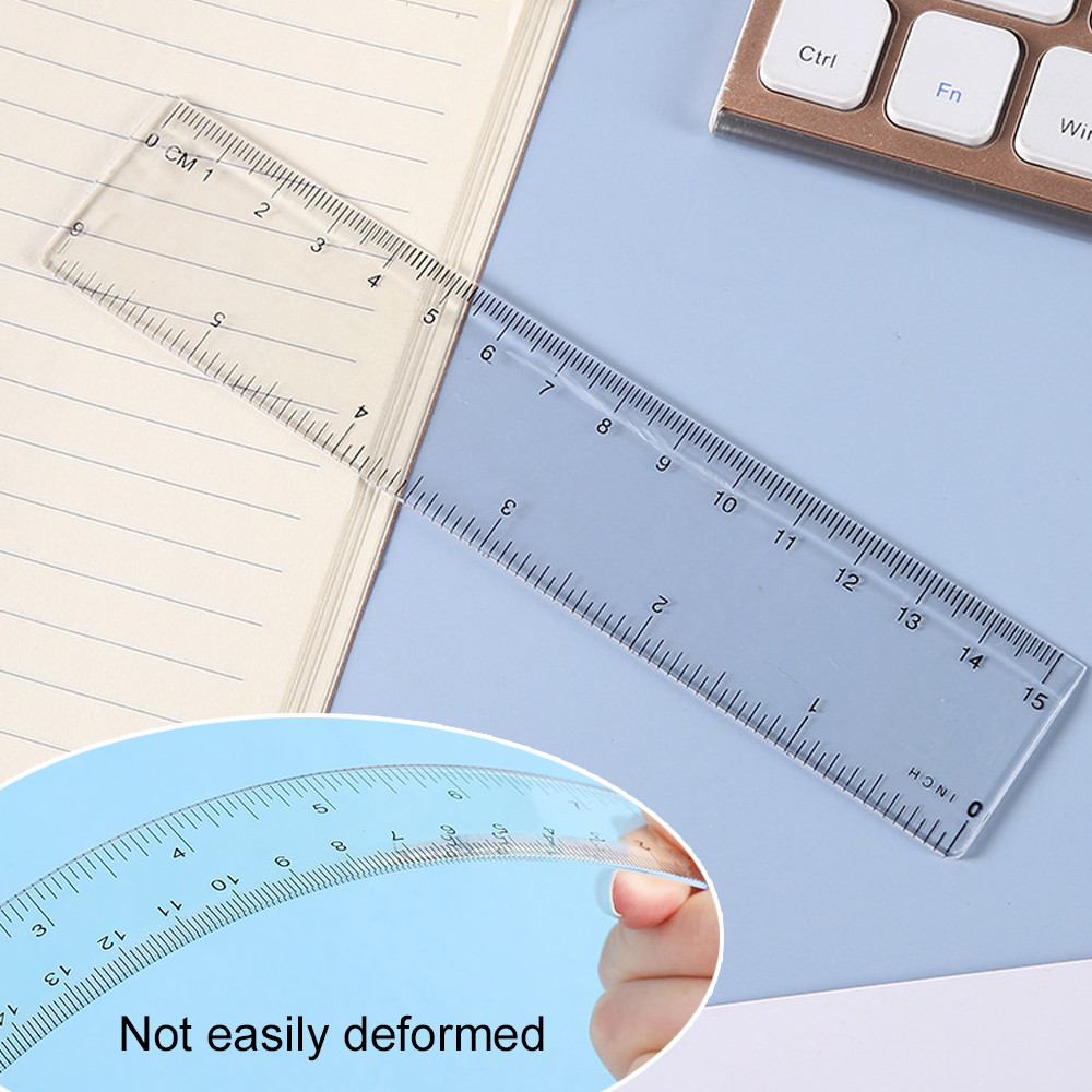 Ruler With Rounded Edges And Corners Of 15cm No Harm To Hands ...
