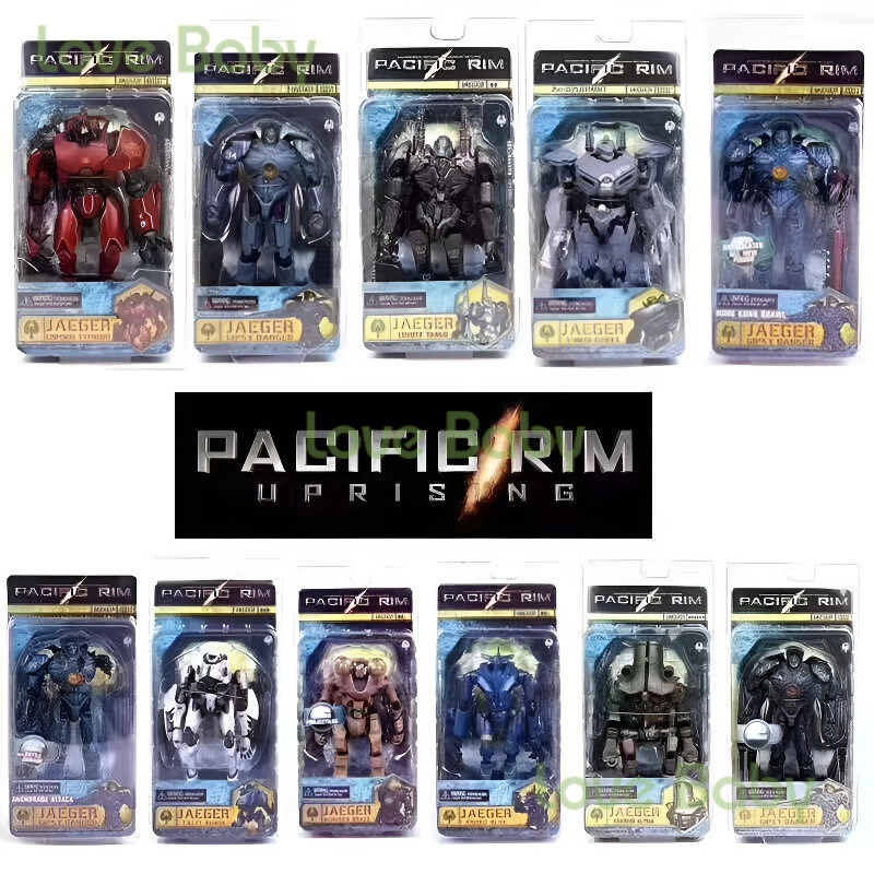 7Inch NECA Pacific Rim Mech Red Eureka Alpha Dangerous Rangers KXWW ...