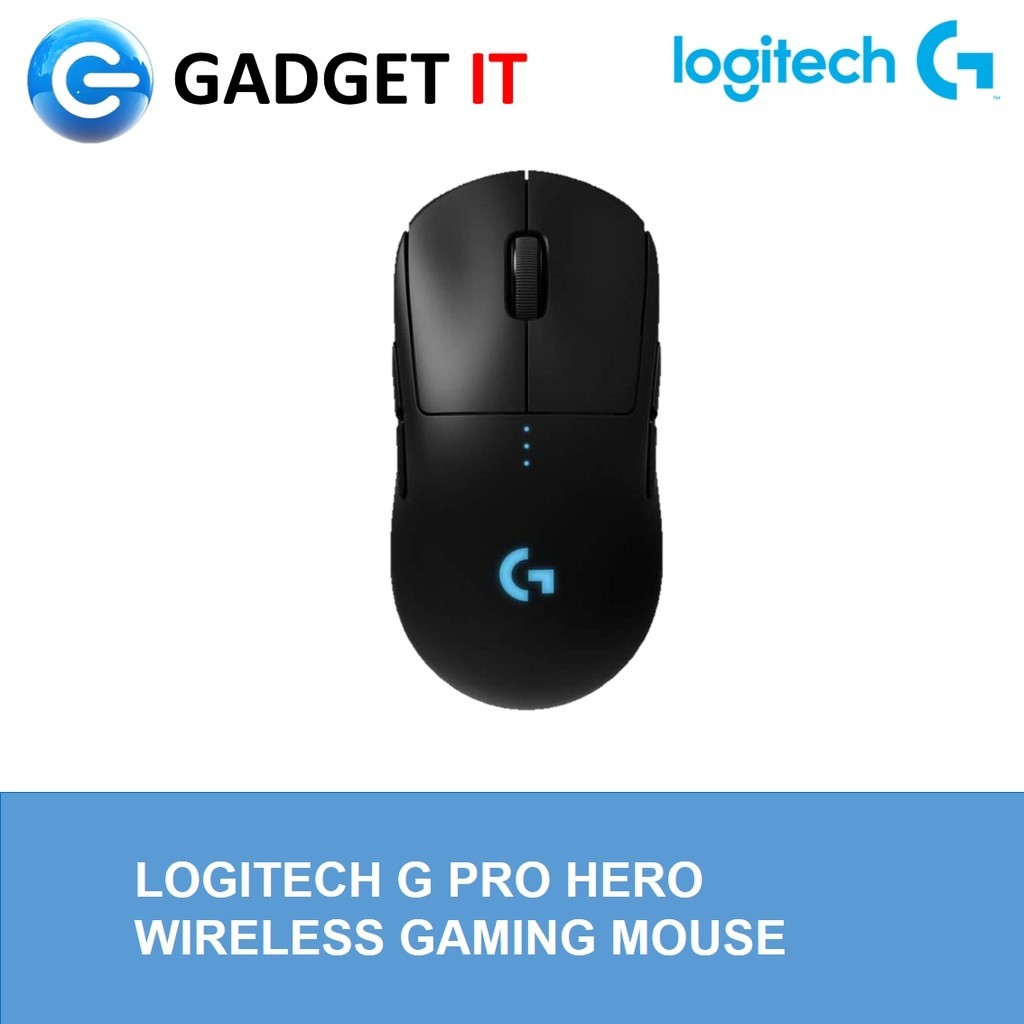 Logitech G Pro Wireless Gaming Mouse Hero 25K Sensor 16000 DPI RGB ...