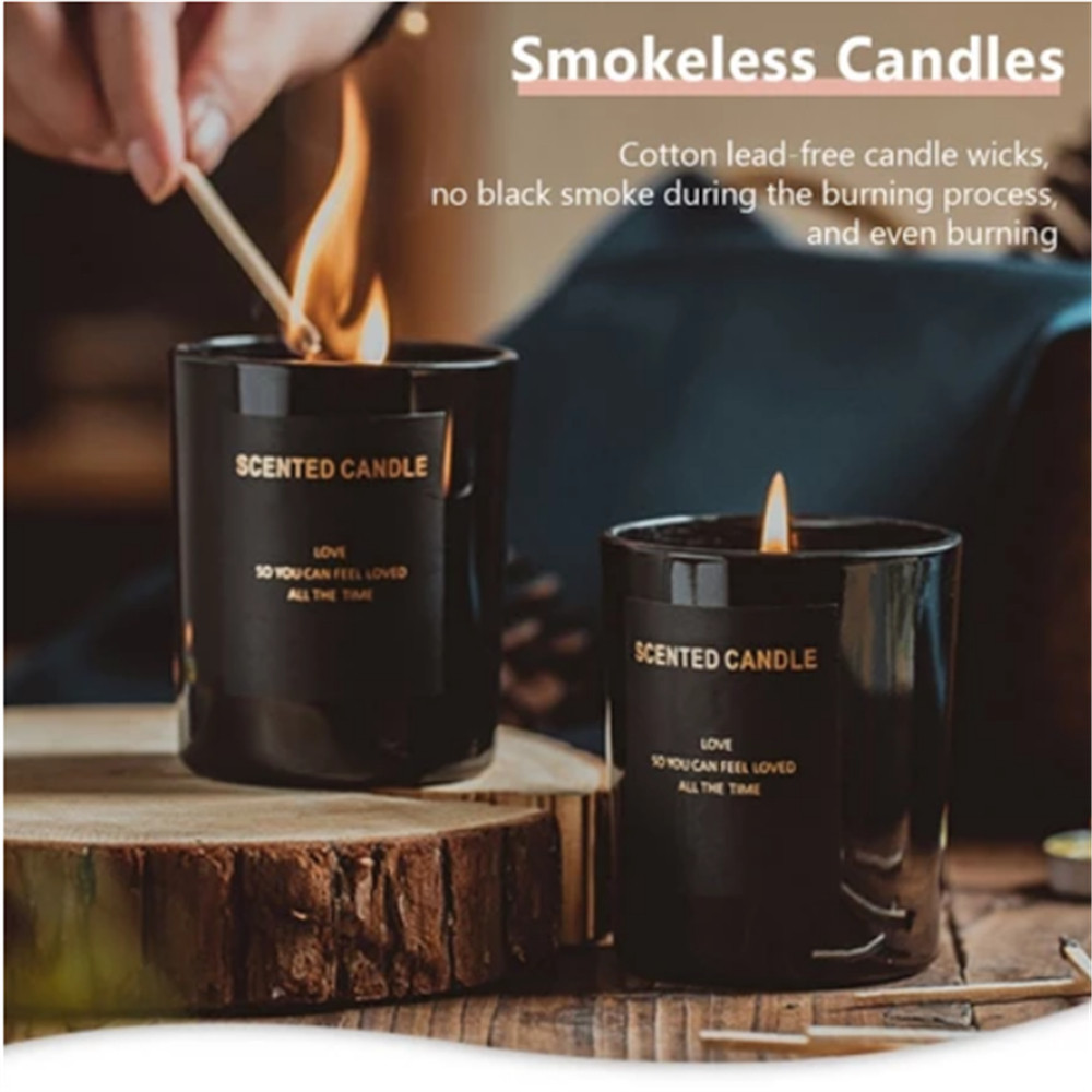 Hot Natural Soy Wax Scented Candles with Ribbon Scented Candle Gift Set ...