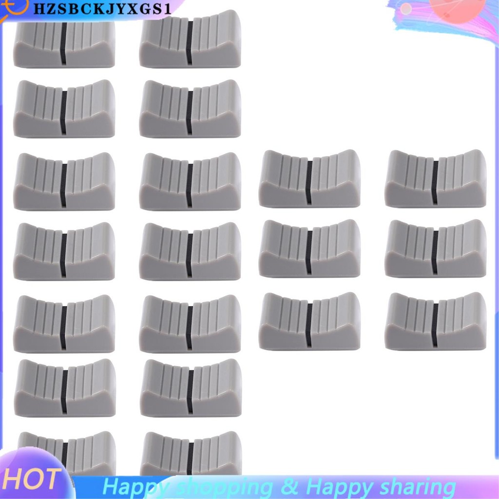 Uxcell 10-Pack Gray Mixer Slider Fader Knobs – Replacement For Potentiometers