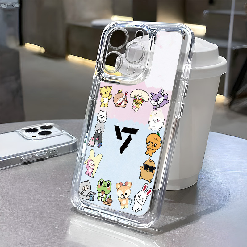 Cover per telefono personalizzata trasparente per iPhone 16