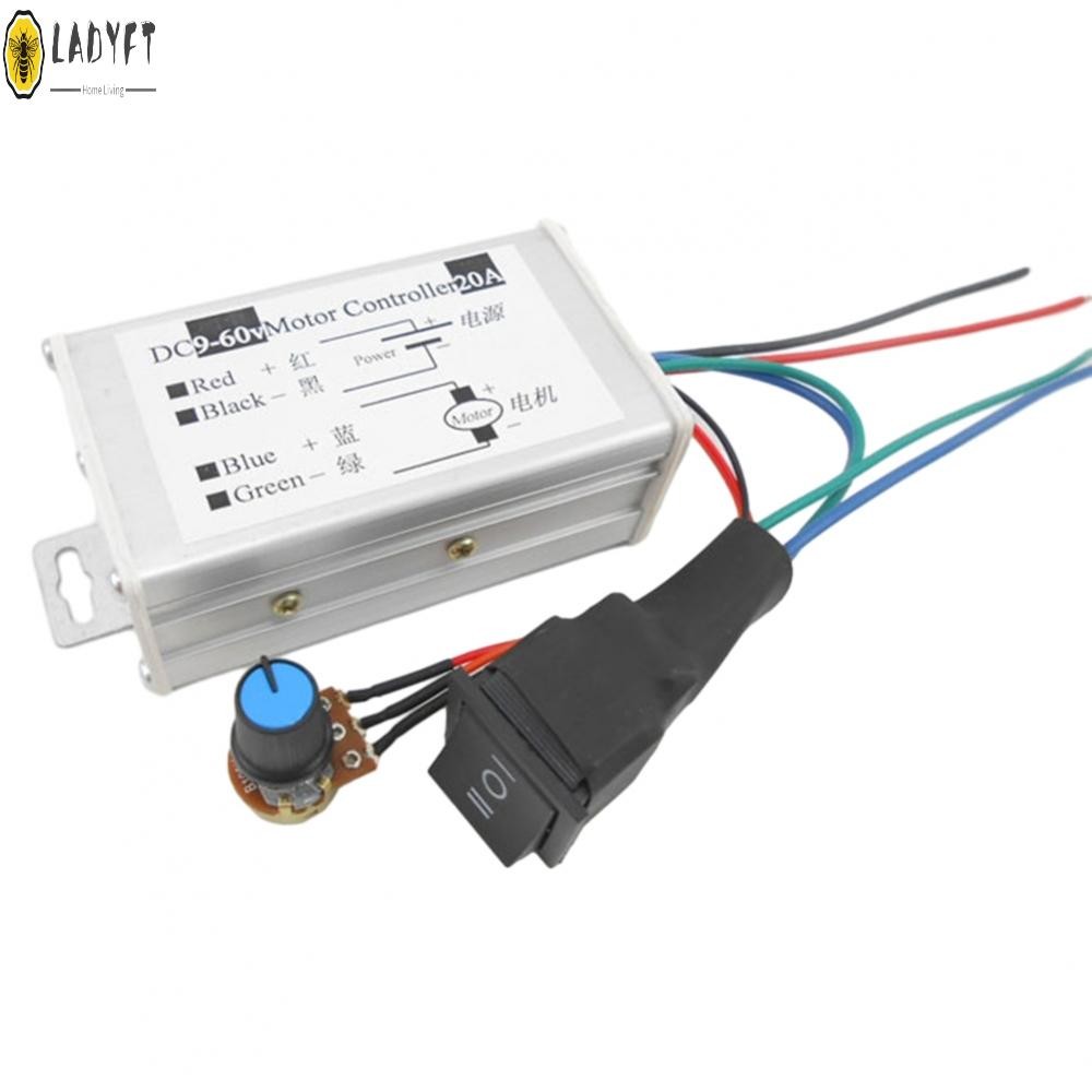 DC Motor Speed Controller Adjustable Speed Range Button Switch Control ...
