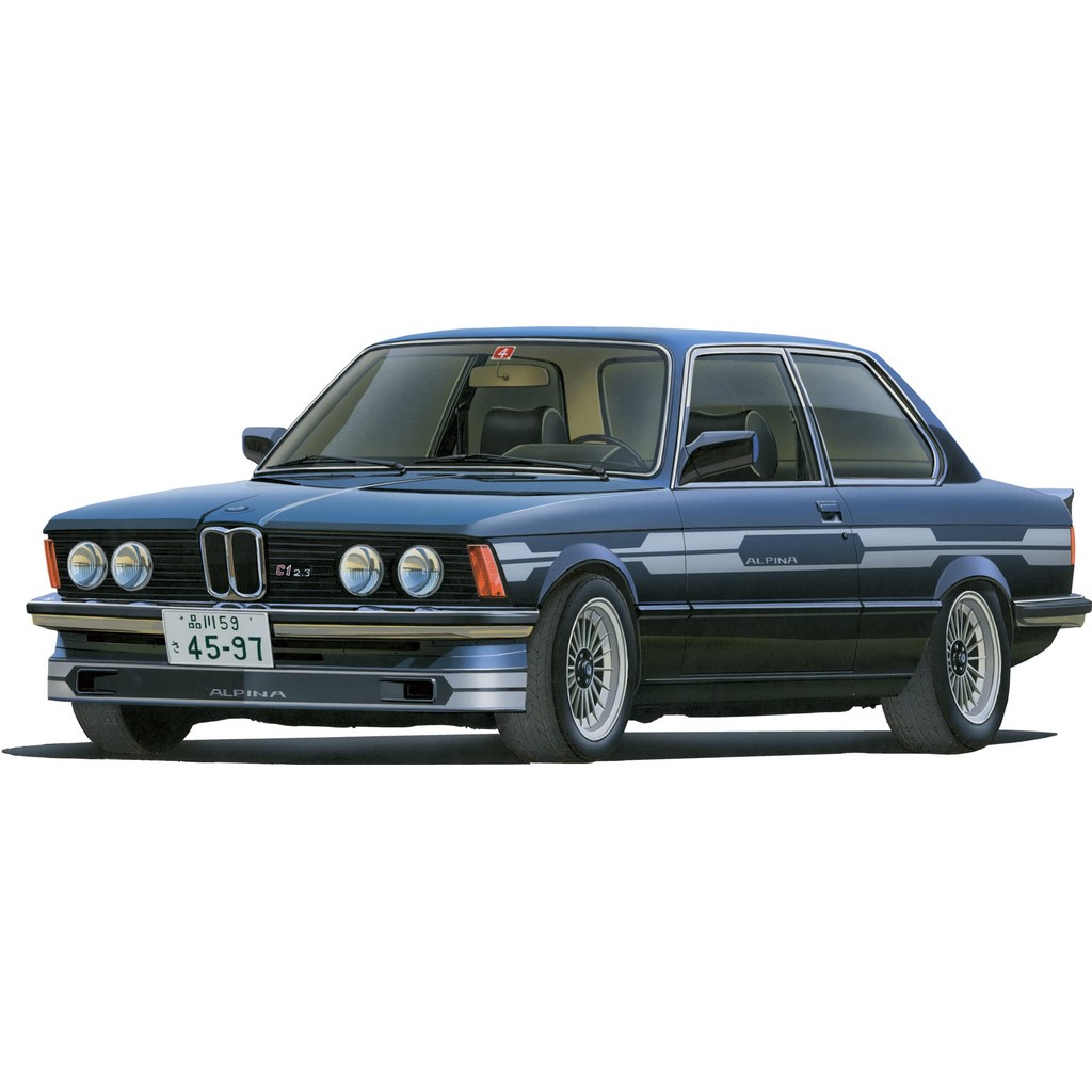 Kit Modèle Réduit Fujimi 1/24 BMW 323i Alpina C1-2.3 – À Monter Soi-même – Pièces En Plastique – Niveau Intermédiaire