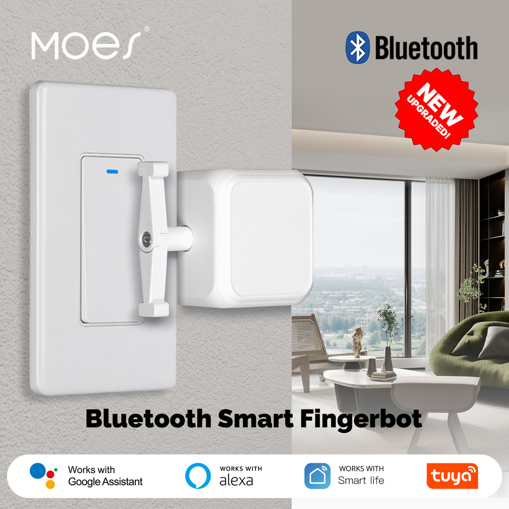 MOES Tuya Smart Bluetooth Finger Robot Warp Switch Button Key Smart ...