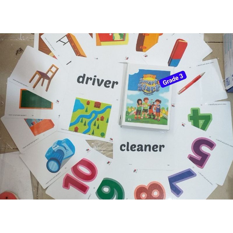 Flashcard Smart Start grade 3 (A5 printed on 2 sides) | Shopee Philippines