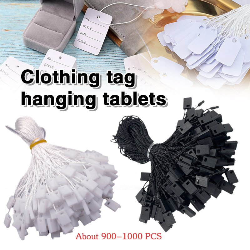 1000Pcs Tag Cords Tag Ropes Hang Label Tags Rope String for Garment Bag ...