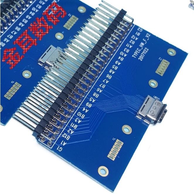 TYPE-C with pin 24p test board DIP socket female full pin connector ...