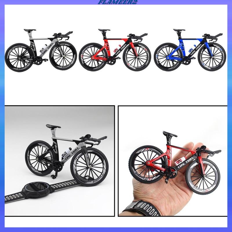 [Flameer2] 1/10 Scale Miniature Mountain Bike Toys Miniature Finger ...