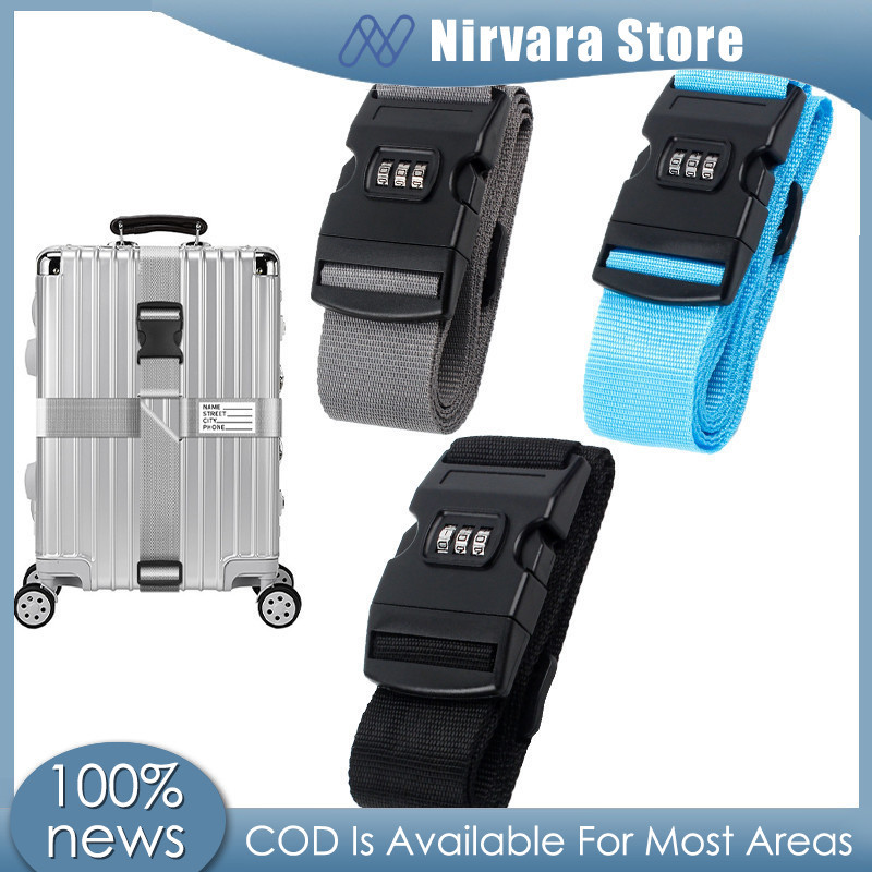 Cross Luggage Straps Luggage Strap With Combination Lock Adjustable ...