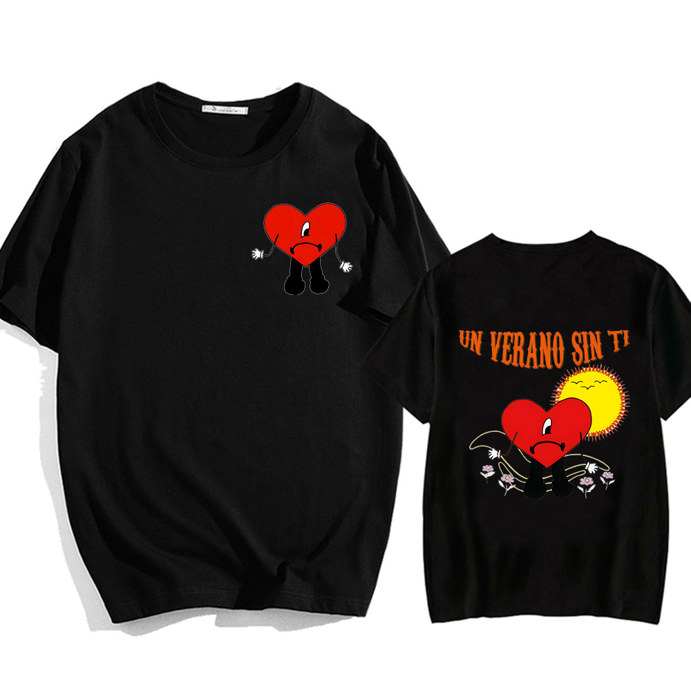 Singer Bad Rabbit Round Neck Verano Ti Mzik Albm Double Sided Fit Body ...