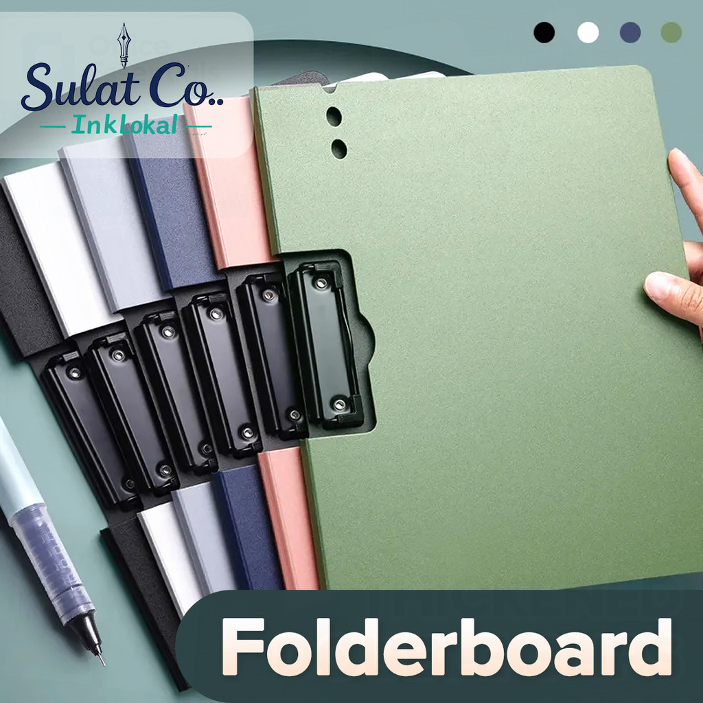【Sulat Co..】 Long/A4 Clip Board Documents Folder Student Writing Paper ...