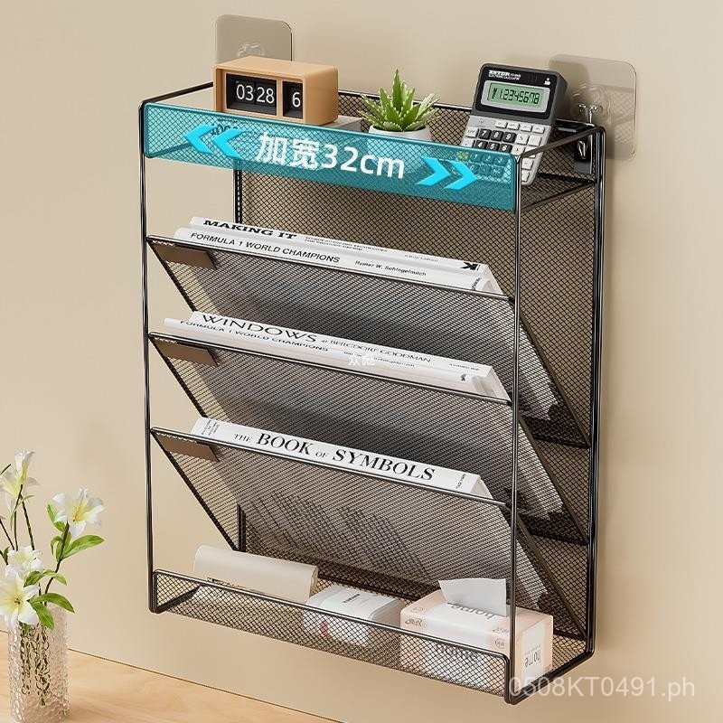 Metal File Divider Storage Rack Hanging Organizer Box File Rack Folder ...