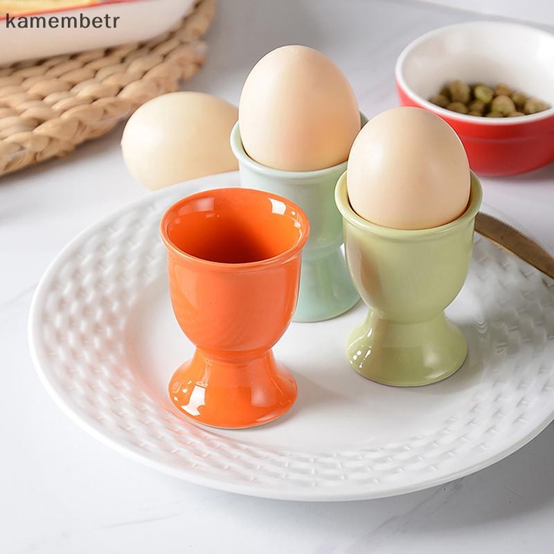 ka Ceramic Egg Cup Holders Candy Color Creative Serving Cups For ...