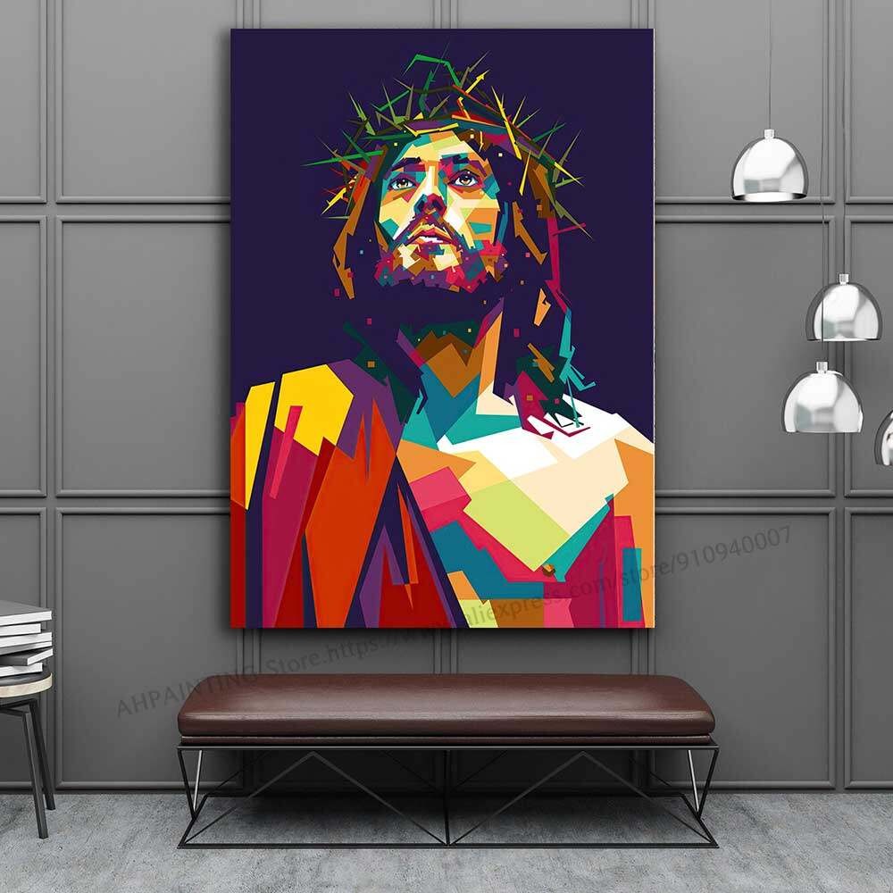 Popular Poster Jesus Christ Poster Hd Printed God Pictures Abstract ...