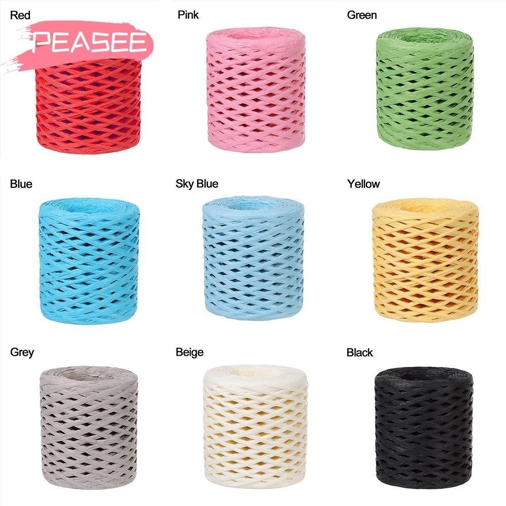 PEASEE Braided Rope 200m Paper Rope Lafite Packaging Tape SLR1 | Shopee ...