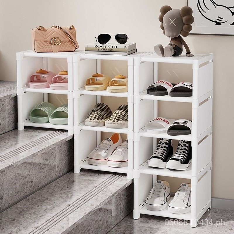 Shoe Rack Shoe Cabinet for Rental House Indoor Beautiful Space-Saving ...