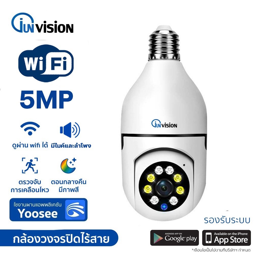 Junanvision 360 Degree Rotating Lamp camera cctv View Via Mobile 2 ...