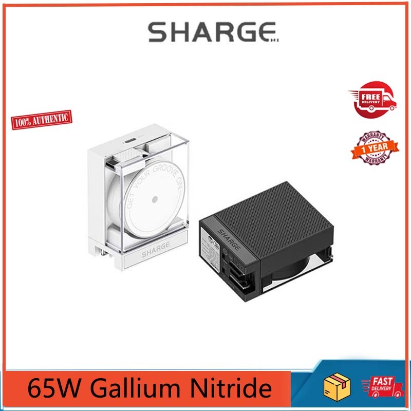 Sharge S4 65W Gallium Nitride Disc Charging Set, Comes with Telescopic ...