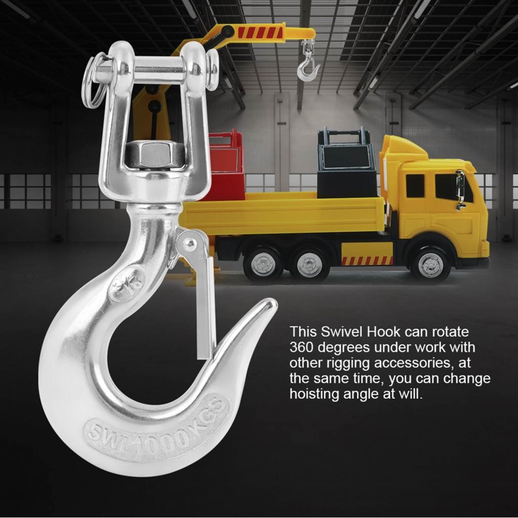 Iuxishop Swivel Hook 304 Stainless Steel Lifting with Latch Rigging ...