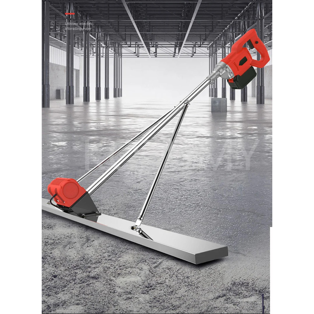 Electric Concrete Polisher level Floor Vibration Ruler Mortar Vibrator ...