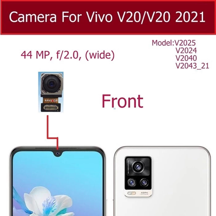 For VIVO V20 SE Front Camera Module Ribbon Replacement | Shopee Philippines