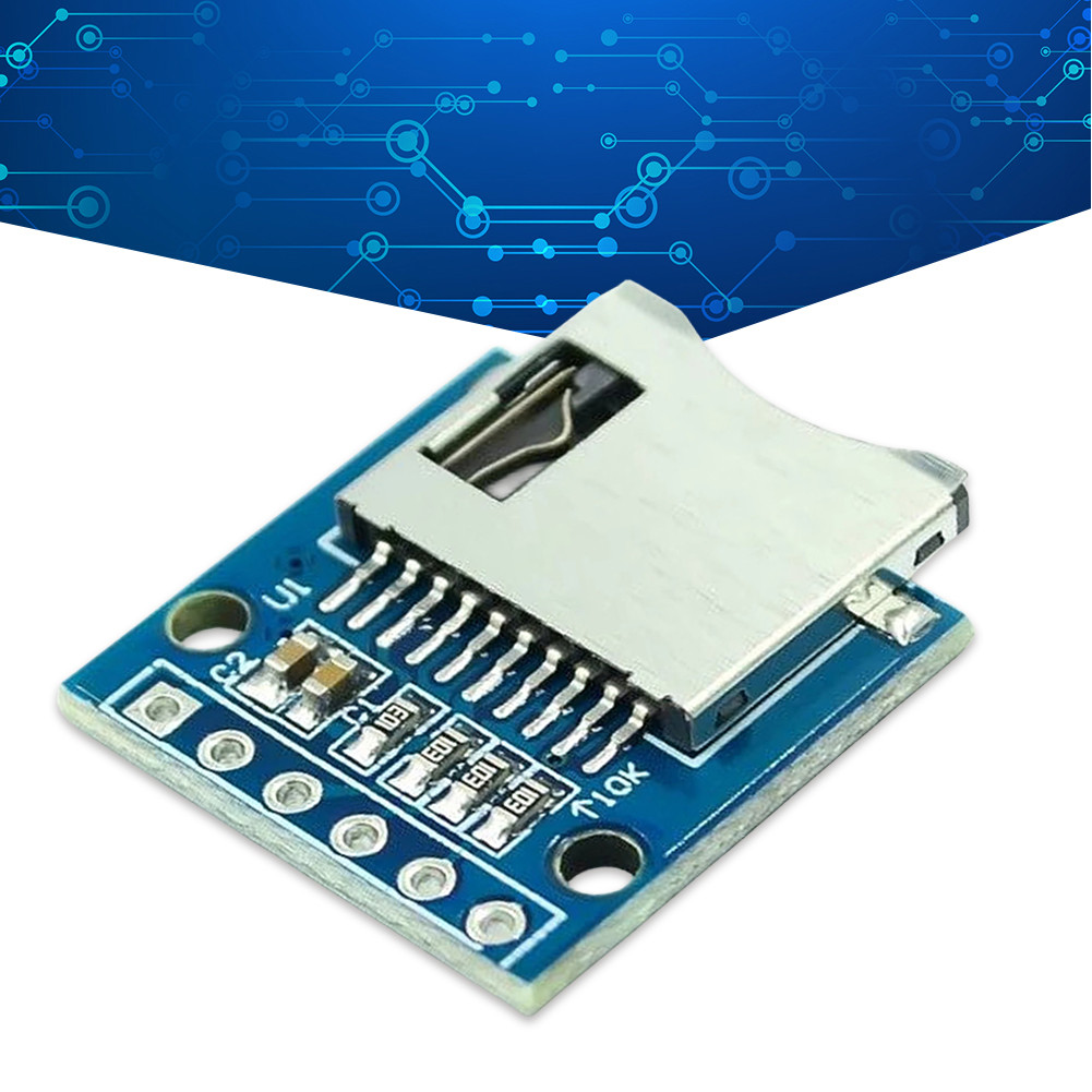 Micro SD Module 5V 3.3V Micro SD TF Card 6 Pins Mini TF Card Module for ...