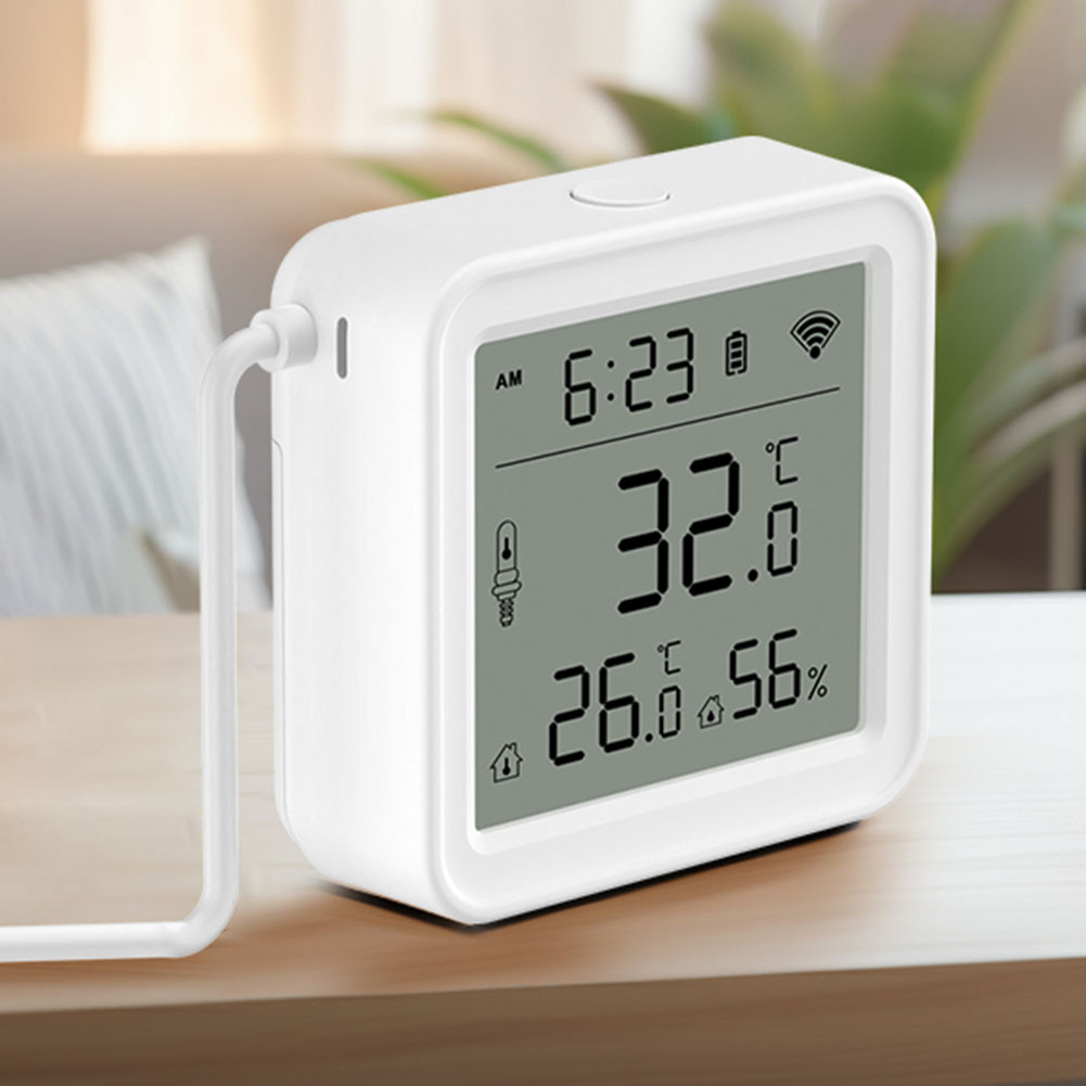 WiFi Temperature Humidity Sensor with External Probe Thermometer ...