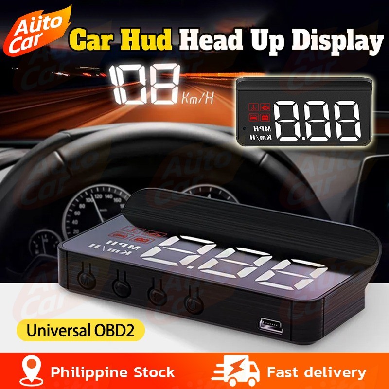 Universal M3 Auto HUD OBD2 Head Up Display Projection on Glass Car ...