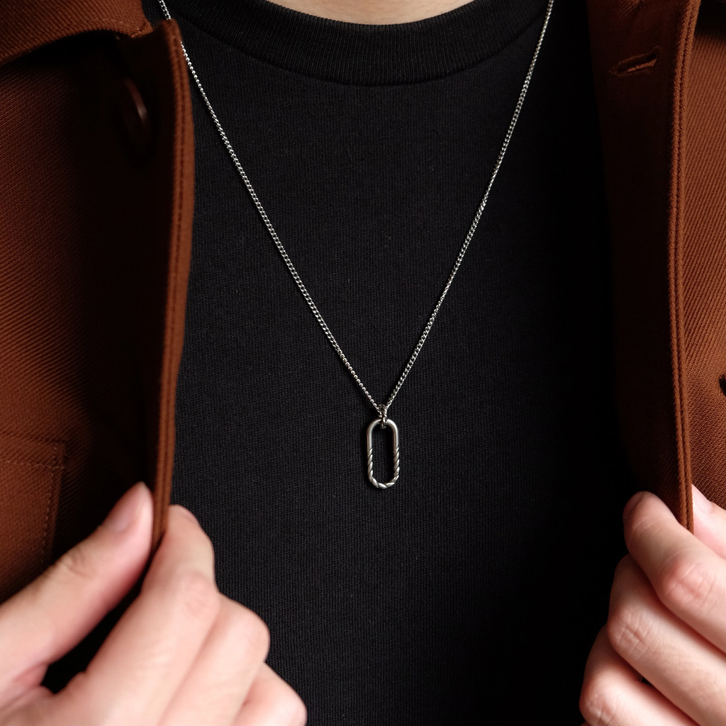 Arnaé Archive — Twist Form Necklace — Stainless Steel Unisex Necklace ...