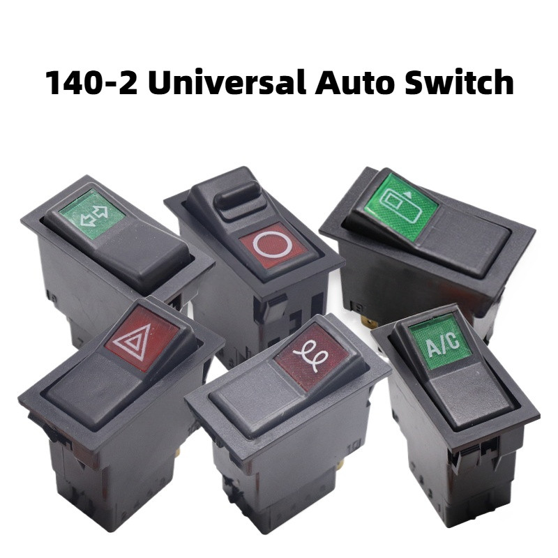140-2 Auto Switch for Headlight Fog Lamp Horn Power Supply Pure Copper ...