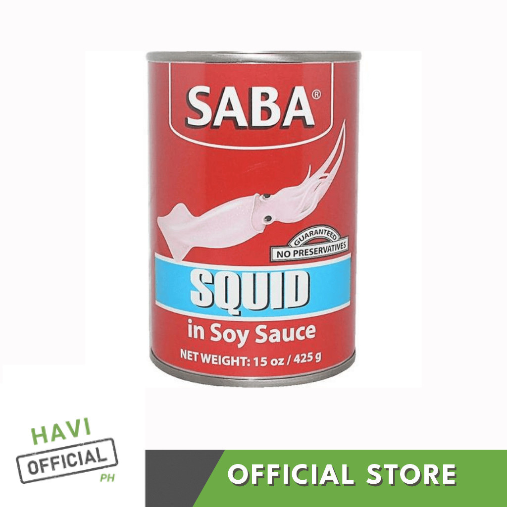 HAVI OFFICIAL SABA SQUID IN SOY SAUCE 1PC X 425G | Shopee Philippines