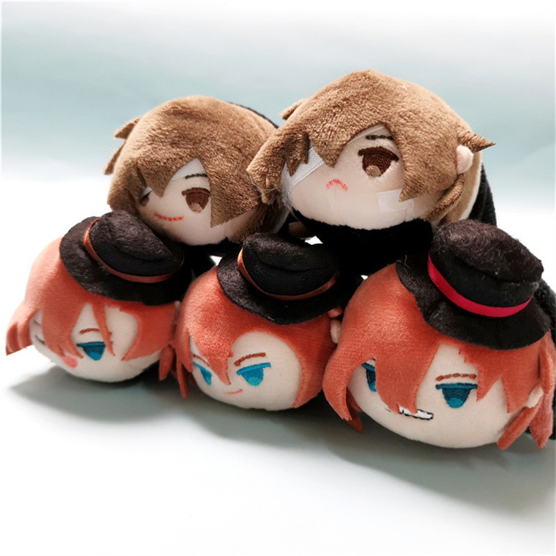 Bungo Stray Dogs Plush Toy Stuffed Pendant Dazai Osamu Nakahara Chuuya ...