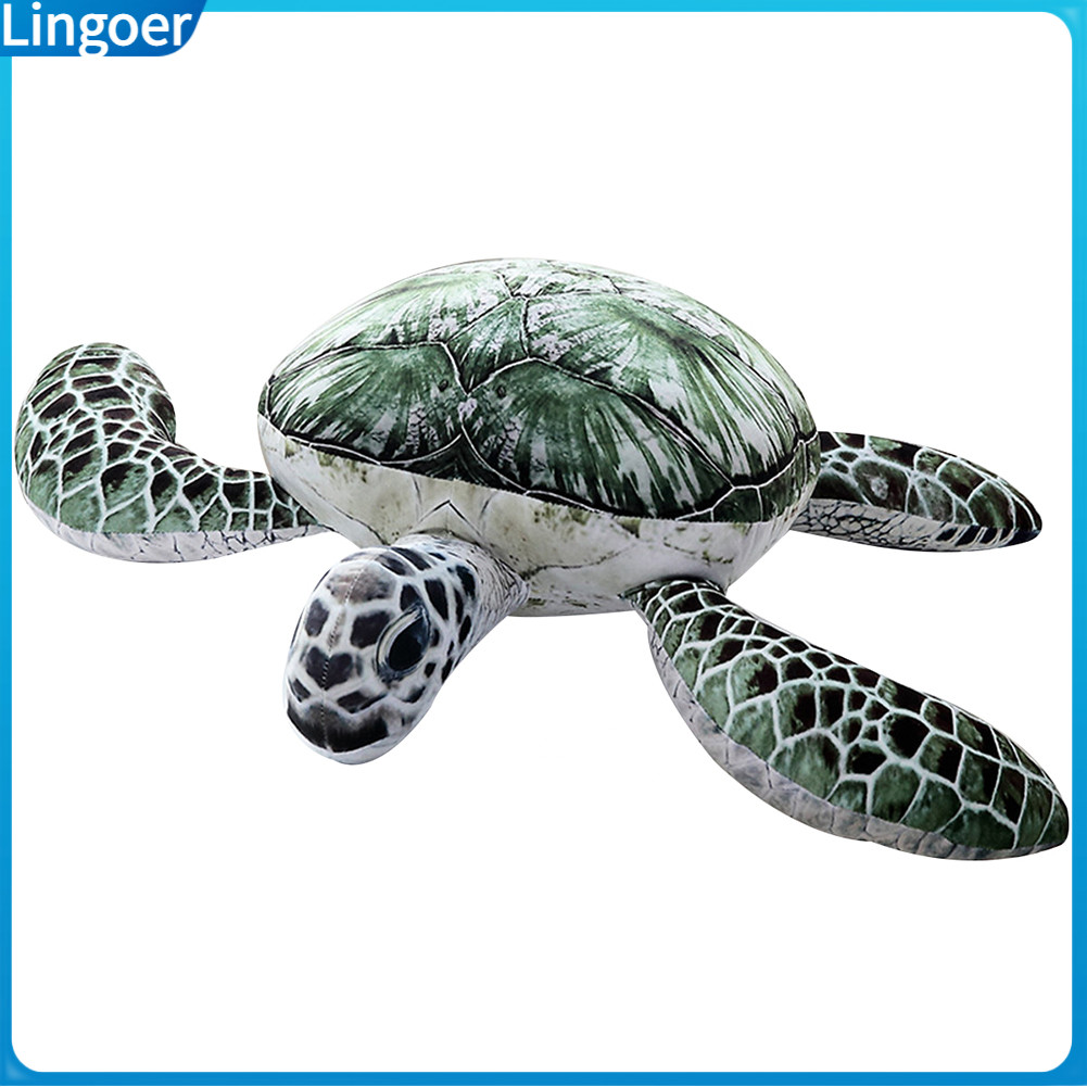Lingoer| Realistic Ocean Sea Turtle Tortoise Plush Soft Stuffed Animal ...
