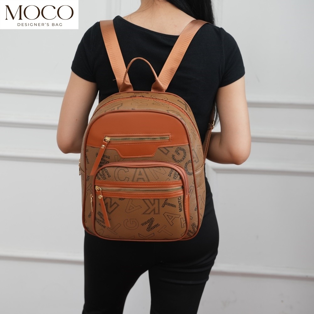 MOCO Circle Print Everyday Backpack Fashion Retro Design Travel Bag ...