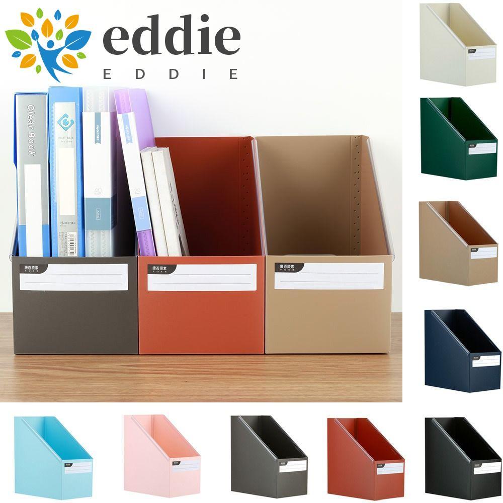 26EDIE Desktop Book Storage Box, Plastic Large Capacity Foldable Book ...