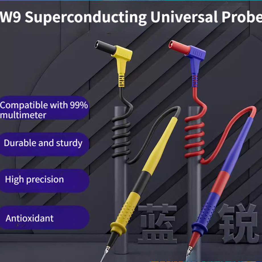 Lanrui W9 90CM Multimeter Test Cable Ultra Thin Multimeter Test Leads ...