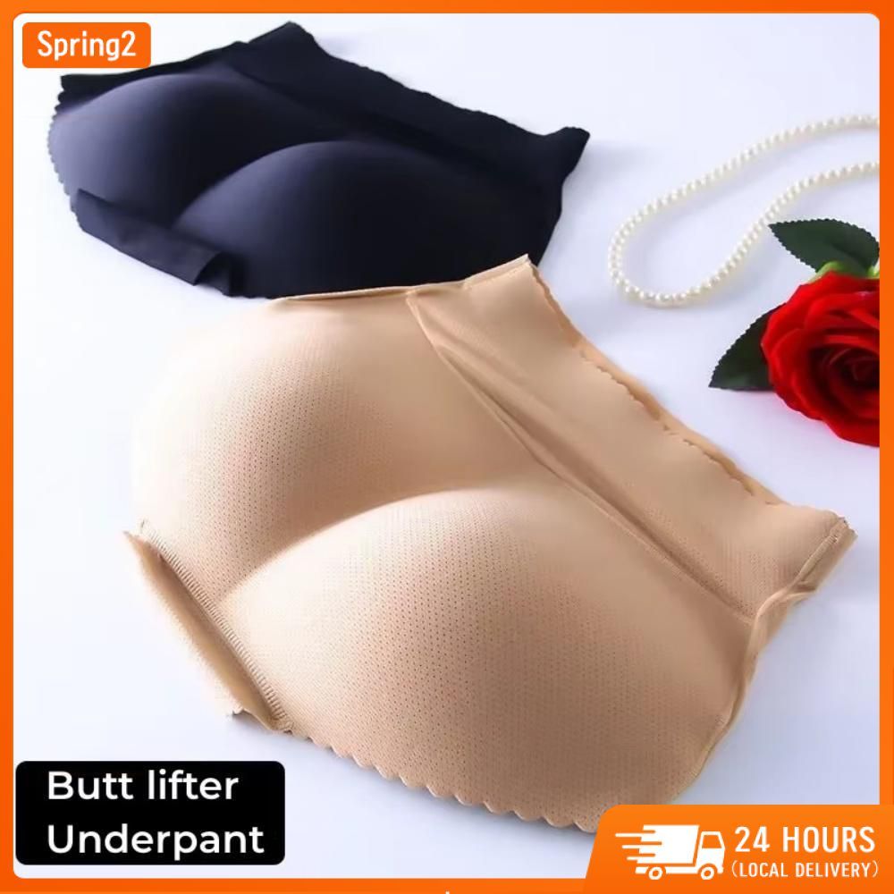 Lady Low Waist Padding Panties Bum Padded Butt Lifter Hip Push Up ...