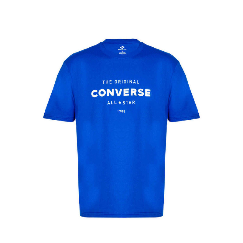 Converse Front Men's Tee - Blue | Shopee Philippines