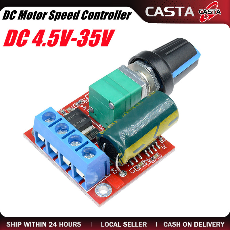 PWM 90W Motor Speed Controller Module DC4.5V-35V Adjustable Speed ...