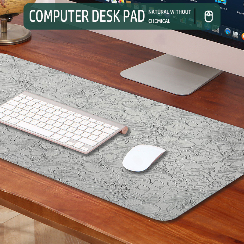 Large mouse pad PVC Leather embossed table mat Light luxury and anti ...